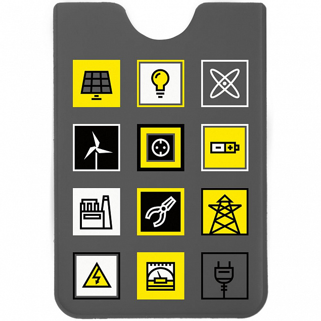 Чехол для карточки Industry, энергетика с логотипом в Белгороде заказать по выгодной цене в кибермаркете AvroraStore