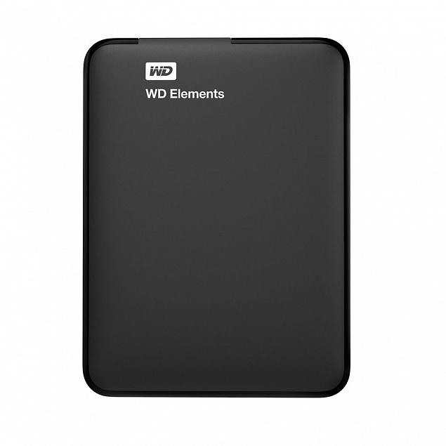 Внешний диск WD Elements, USB 3.0, 1Тб, черный с логотипом в Белгороде заказать по выгодной цене в кибермаркете AvroraStore