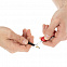 Нож-брелок Clasp, красный с логотипом в Белгороде заказать по выгодной цене в кибермаркете AvroraStore