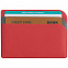 Чехол для карточек Dual, красный с логотипом в Белгороде заказать по выгодной цене в кибермаркете AvroraStore