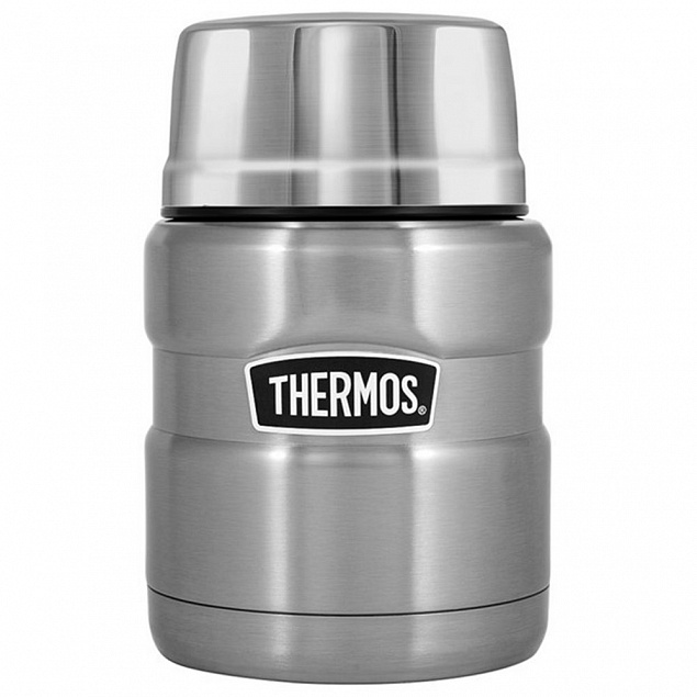 Термос для еды Thermos SK3000, серебристый с логотипом в Белгороде заказать по выгодной цене в кибермаркете AvroraStore