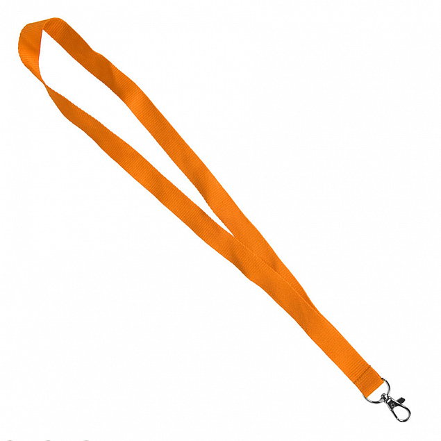Ланъярд NECK, оранжевый, полиэстер, 2х50 см с логотипом в Белгороде заказать по выгодной цене в кибермаркете AvroraStore