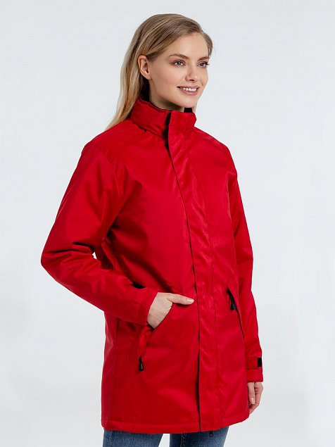 Куртка на стеганой подкладке ROBYN, красная с логотипом в Белгороде заказать по выгодной цене в кибермаркете AvroraStore