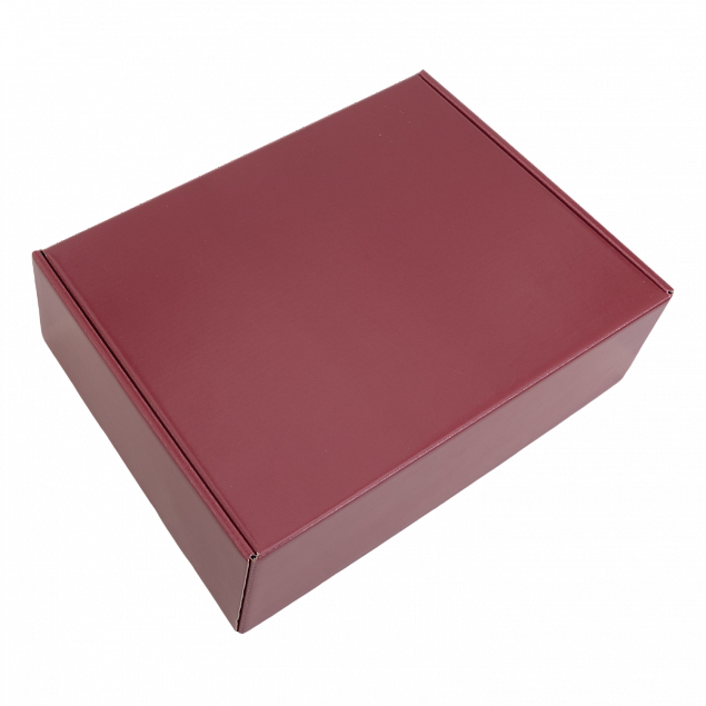 Коробка Hot Box (бордовая) с логотипом в Белгороде заказать по выгодной цене в кибермаркете AvroraStore