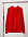 Худи унисекс Vozduh 2.0, красное с логотипом в Белгороде заказать по выгодной цене в кибермаркете AvroraStore