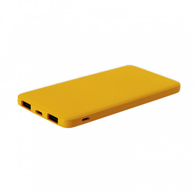 Внешний аккумулятор Bplanner Power 1 ST, софт-тач, 5000 mAh (желтый) с логотипом в Белгороде заказать по выгодной цене в кибермаркете AvroraStore