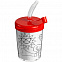 Бутылка-раскраска детская «Передвижник», красная с логотипом в Белгороде заказать по выгодной цене в кибермаркете AvroraStore