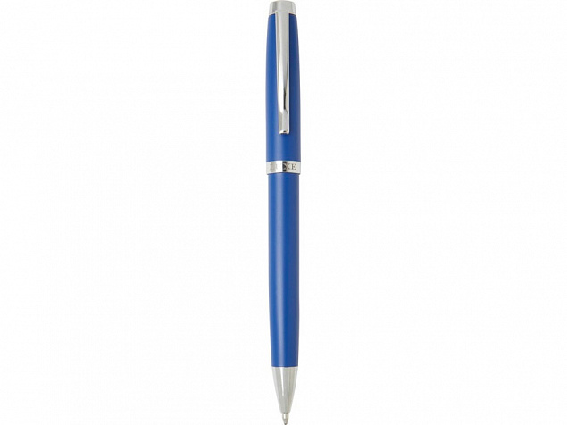 Шариковая ручка металлическая Vivace, ярко-синий с логотипом в Белгороде заказать по выгодной цене в кибермаркете AvroraStore