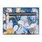 Чехол для карт Gourji "Ирисы" 133х100х10 сафьяно с логотипом в Белгороде заказать по выгодной цене в кибермаркете AvroraStore