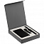 Коробка Latern для аккумулятора 5000 мАч, флешки и ручки, серая с логотипом в Белгороде заказать по выгодной цене в кибермаркете AvroraStore
