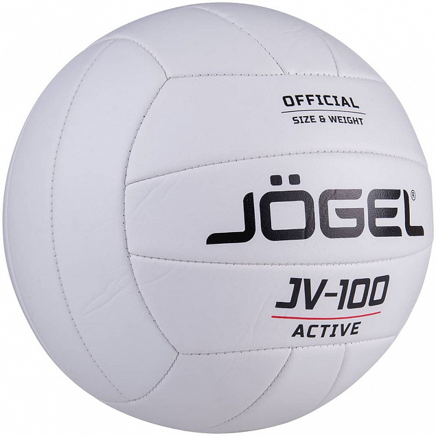 Мяч волейбольный Active, белый с логотипом в Белгороде заказать по выгодной цене в кибермаркете AvroraStore