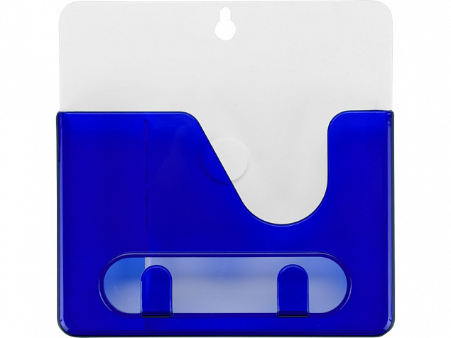 Подставка под ручки  Навесная, синий с логотипом в Белгороде заказать по выгодной цене в кибермаркете AvroraStore