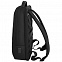 Рюкзак для ноутбука Santiago Slim с кожаной отделкой, черный с логотипом в Белгороде заказать по выгодной цене в кибермаркете AvroraStore