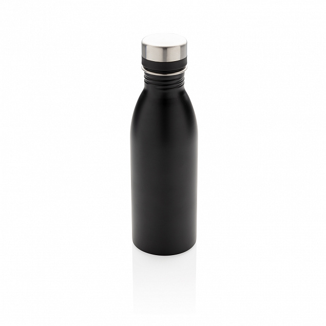Бутылка для воды Deluxe из нержавеющей стали, 500 мл с логотипом в Белгороде заказать по выгодной цене в кибермаркете AvroraStore