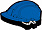 Флешка «Каска», синяя, 8 Гб с логотипом в Белгороде заказать по выгодной цене в кибермаркете AvroraStore