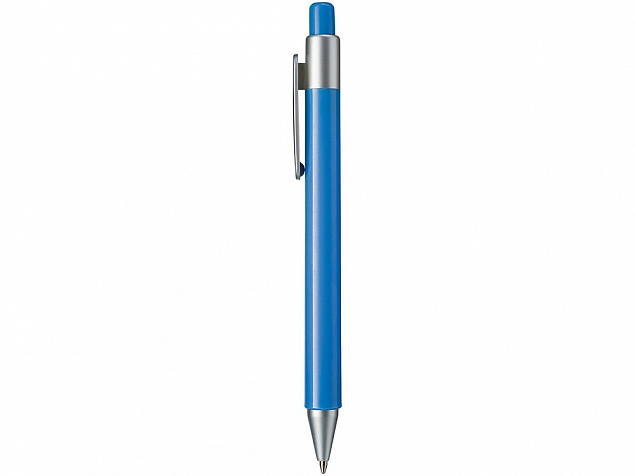 Ручка шариковая Athens черные чернила, голубой с логотипом в Белгороде заказать по выгодной цене в кибермаркете AvroraStore