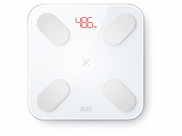 Умные диагностические весы Picooc Mini Pro V2 (6924917717377), белый с логотипом в Белгороде заказать по выгодной цене в кибермаркете AvroraStore