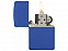 Зажигалка ZIPPO Classic с покрытием Royal Blue Matte с логотипом в Белгороде заказать по выгодной цене в кибермаркете AvroraStore