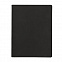 Бизнес-блокнот "Biggy", B5 формат, черный, серый форзац, мягкая обложка, в клетку с логотипом в Белгороде заказать по выгодной цене в кибермаркете AvroraStore