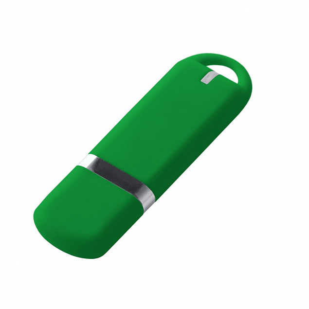 Флешка Memo, 8 Гб, зеленая с логотипом в Белгороде заказать по выгодной цене в кибермаркете AvroraStore