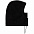Балаклава-капюшон Flocky, черная с логотипом в Белгороде заказать по выгодной цене в кибермаркете AvroraStore