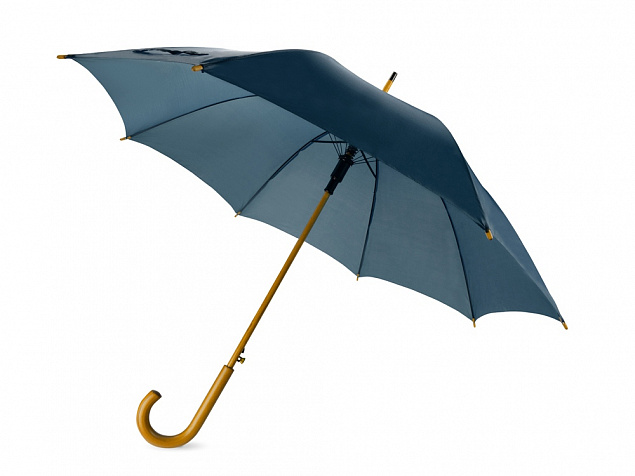 Зонт-трость Радуга, синий с логотипом в Белгороде заказать по выгодной цене в кибермаркете AvroraStore