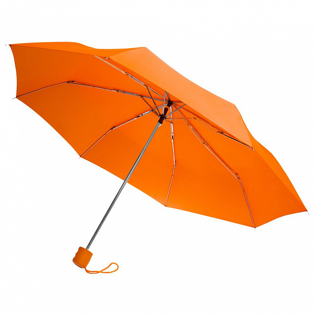 Зонт складной Unit Basic, оранжевый с логотипом в Белгороде заказать по выгодной цене в кибермаркете AvroraStore