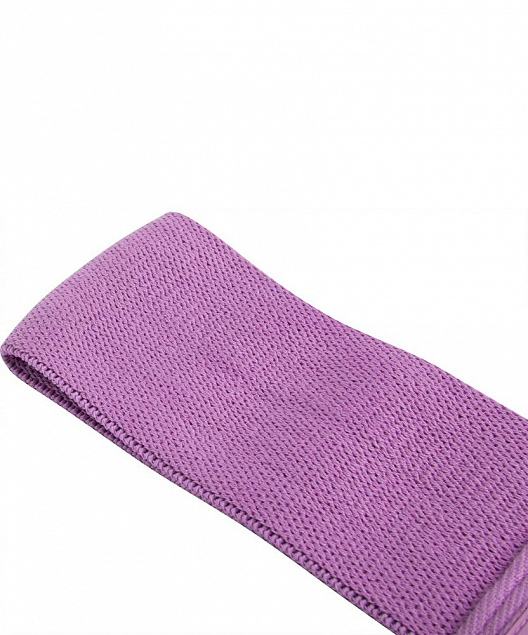 Фитнес-резинка Pastel, низкая нагрузка, фиолетовая с логотипом в Белгороде заказать по выгодной цене в кибермаркете AvroraStore