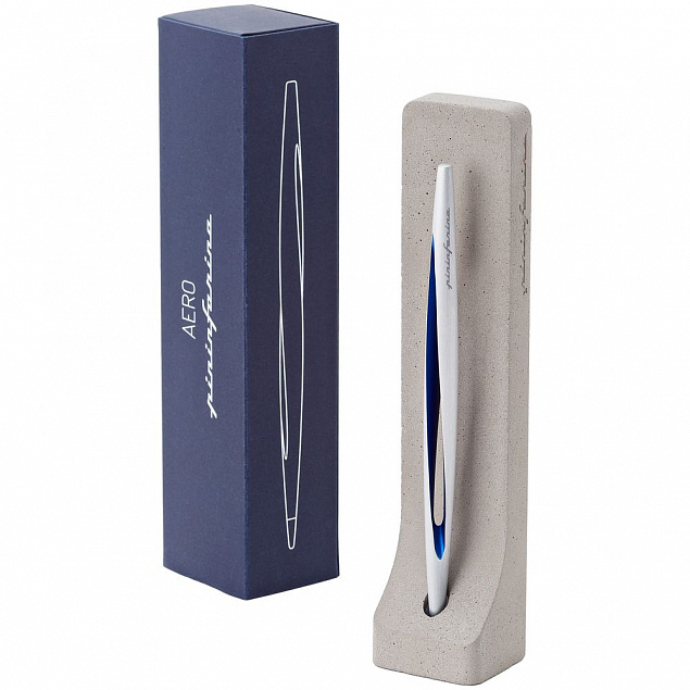Вечная ручка Aero, синяя с логотипом в Белгороде заказать по выгодной цене в кибермаркете AvroraStore