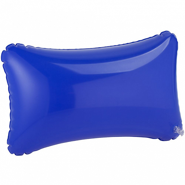 Надувная подушка Ease, синяя с логотипом в Белгороде заказать по выгодной цене в кибермаркете AvroraStore