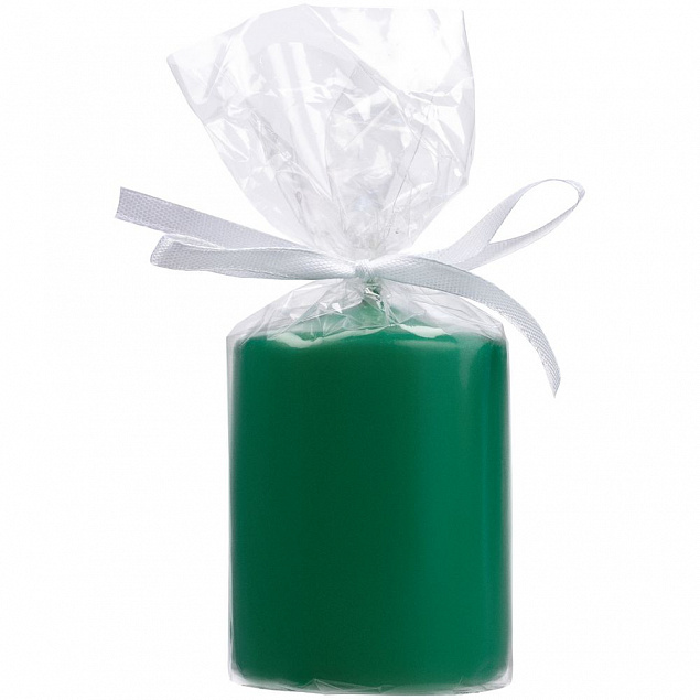 Свеча Lagom Care, зеленая с логотипом в Белгороде заказать по выгодной цене в кибермаркете AvroraStore