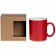 Коробка для кружки с окном Cupcase, крафт с логотипом в Белгороде заказать по выгодной цене в кибермаркете AvroraStore
