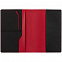 Обложка для паспорта Multimo, черная с красным с логотипом в Белгороде заказать по выгодной цене в кибермаркете AvroraStore
