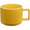 Чашка Fusion, желтая с логотипом в Белгороде заказать по выгодной цене в кибермаркете AvroraStore