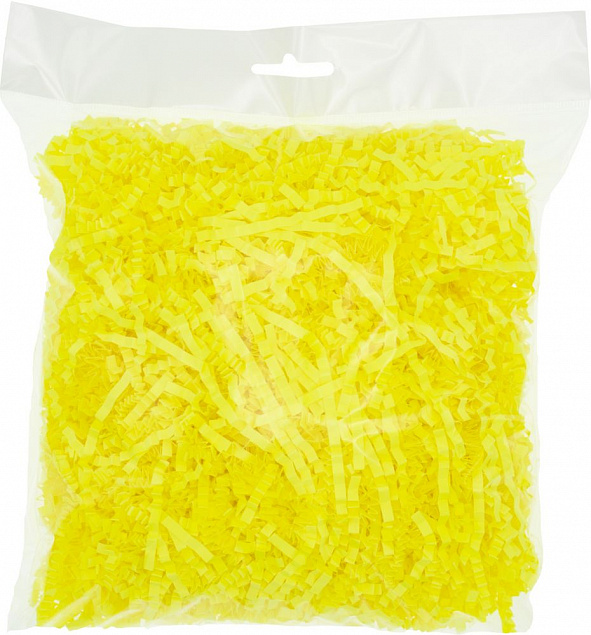 Бумажный наполнитель Chip, желтый неон с логотипом в Белгороде заказать по выгодной цене в кибермаркете AvroraStore