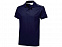 Рубашка поло Backhand мужская, темно-синий/белый с логотипом в Белгороде заказать по выгодной цене в кибермаркете AvroraStore