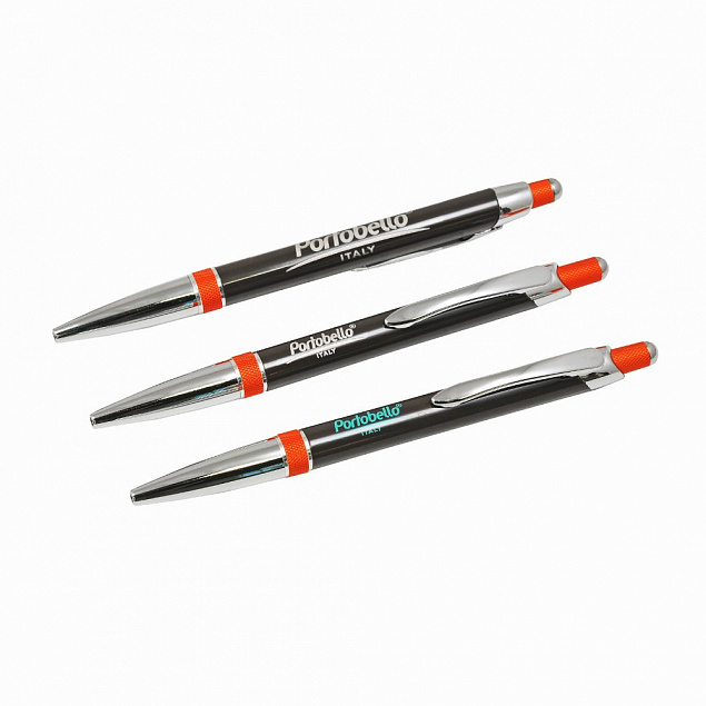 Шариковая ручка Bali, коричневая/оранжевая, в упаковке с логотипом в Белгороде заказать по выгодной цене в кибермаркете AvroraStore