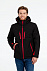 Куртка-трансформер мужская Matrix, черная с красным с логотипом в Белгороде заказать по выгодной цене в кибермаркете AvroraStore