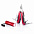 Набор: мультитул и фонарик, красный с логотипом в Белгороде заказать по выгодной цене в кибермаркете AvroraStore