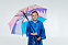 Дождевик-плащ детский BrightWay Kids, синий с логотипом в Белгороде заказать по выгодной цене в кибермаркете AvroraStore