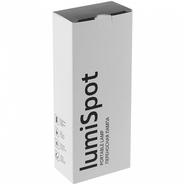 Переносная лампа lumiSpot, белая с логотипом в Белгороде заказать по выгодной цене в кибермаркете AvroraStore