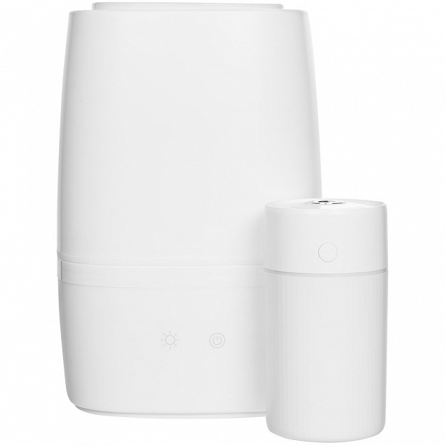 Комнатный увлажнитель-ароматизатор воздуха Fusion, белый с логотипом в Белгороде заказать по выгодной цене в кибермаркете AvroraStore
