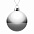 Елочный шар Finery Gloss, 10 см, глянцевый черный с логотипом в Белгороде заказать по выгодной цене в кибермаркете AvroraStore