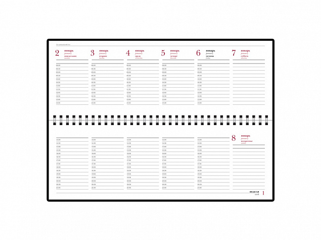 Планинг датированный «Ideal New» на 2025 год с логотипом в Белгороде заказать по выгодной цене в кибермаркете AvroraStore