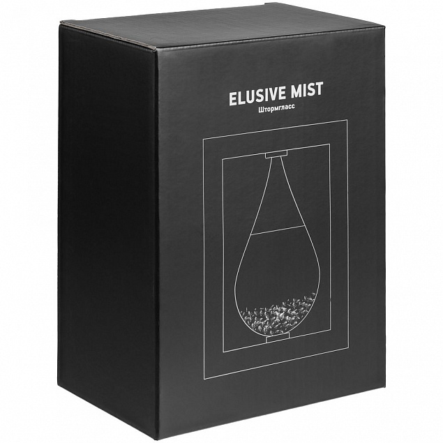 Штормгласс Elusive Mist, черный с логотипом в Белгороде заказать по выгодной цене в кибермаркете AvroraStore