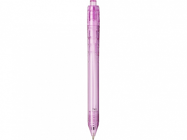 Ручка шариковая Vancouver, пурпурный прозрачный с логотипом в Белгороде заказать по выгодной цене в кибермаркете AvroraStore