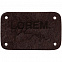 Лейбл кожаный Beta, S, коричневый с логотипом в Белгороде заказать по выгодной цене в кибермаркете AvroraStore