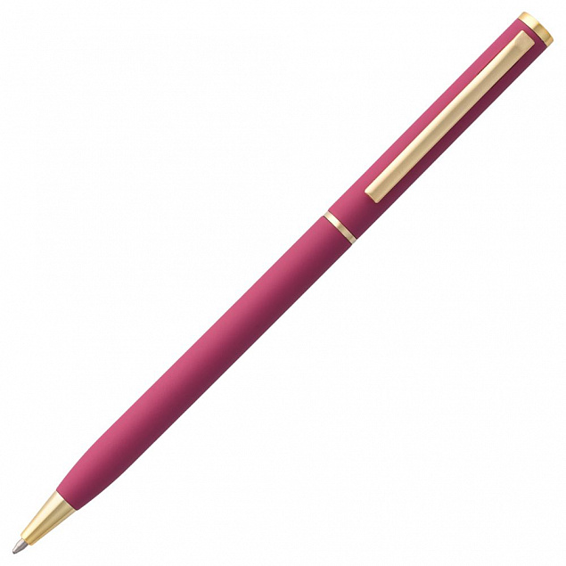 Ручка шариковая Hotel Gold, ver.2, розовая с логотипом в Белгороде заказать по выгодной цене в кибермаркете AvroraStore