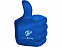 Антистресс в форме поднятого большого пальца, синий с логотипом в Белгороде заказать по выгодной цене в кибермаркете AvroraStore