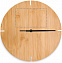 Настенные часы из бамбука кругл с логотипом в Белгороде заказать по выгодной цене в кибермаркете AvroraStore